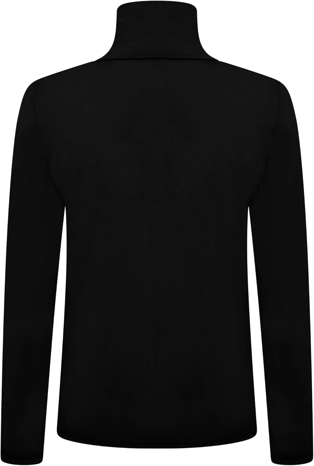 Loxdonz Girls Long Sleeve Turtleneck Tee Shirt Kids Casual High Neck Tops T-Shirts | Youth Size 3-14