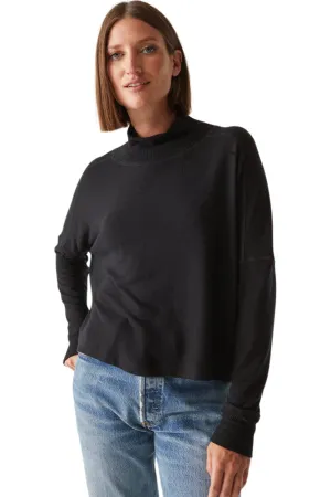 Michael Stars Frida Mock Neck Top